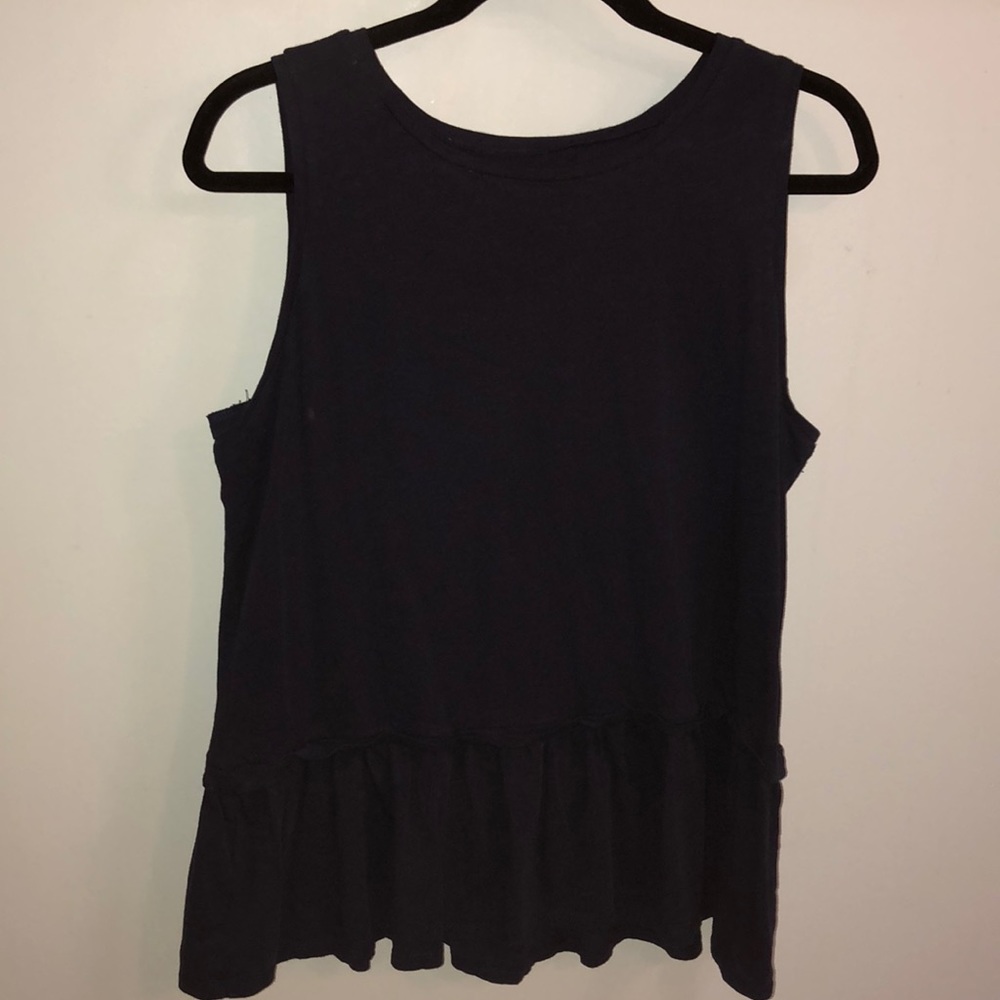 Navy blue tank top